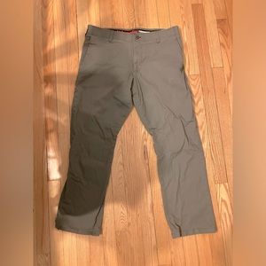 Men’s Grey Wrangler Performance Series Pants. Size 34 x 30.